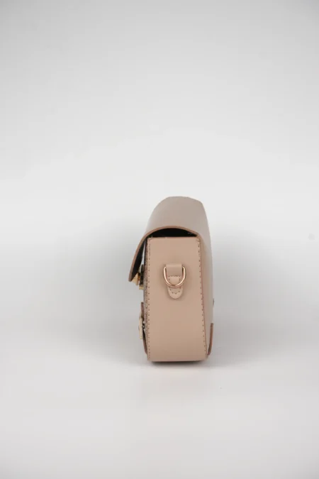 Monogram Desenli, Kilitli Askılı Omuz Çantası